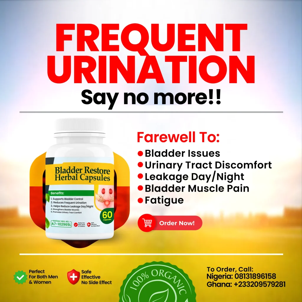 Bladder Restore bottle presentation