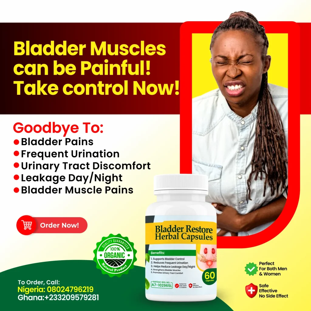 Bladder Restore capsules poured out